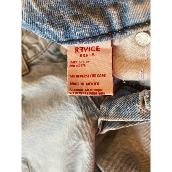 Revice Denim Super 80's/1984 Women's Relaxed Straight Leg Jeans Rose&Dragon 24 - Picture 8 of 12